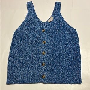 LOFT Knit Sweater V-neck vest  Size Medium